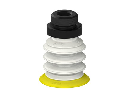 Przysawka piGRIP, warga elastyczna, Ø39 mm, TPE 30°, 3 mieszki, podstawa typ 1, G1/2" zew.,, FDA (G.FX39T30.B3.S1.G12M.00.FDA) (9904090) - Piab