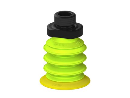 Przysawka piGRIP, warga elastyczna, Ø39 mm, TPE 30°, 3 mieszki, podstawa typ 1, G3/8" zew., (G.FX39T30.B3.S1.G38M.00) (9903398) - Piab