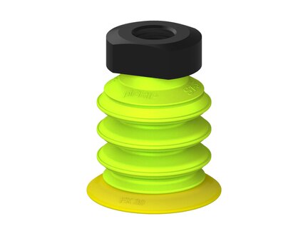 Przysawka piGRIP, warga elastyczna, Ø39 mm, TPE 30°, 3 mieszki, podstawa typ 1, G1/4" wew., (G.FX39T30.B3.S1.G14F.00) (9903706) - Piab
