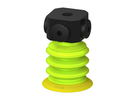 Przysawka piGRIP, warga elastyczna, Ø39 mm, TPE 30°, 3 mieszki, podstawa typ 1, NPSF 5x1/8" wew., (G.FX39T30.B3.S1.NS518F.00) (9933915) - Piab