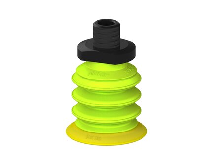 Przysawka piGRIP, warga elastyczna, Ø39 mm, TPE 30°, 3 mieszki, podstawa typ 1, NPT 1/4" zew., (G.FX39T30.B3.S1.NT14M.00) (9914320) - Piab