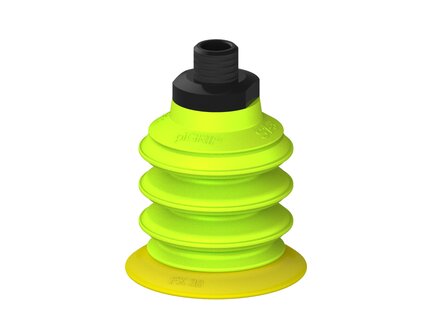 Przysawka piGRIP, warga elastyczna, Ø39 mm, TPE 30°, 3 mieszki, podstawa typ 1, NPT 1/8" zew., (G.FX39T30.B3.S1.NT18M.00) (9906052) - Piab