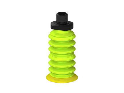 Przysawka piGRIP, warga elastyczna, Ø39 mm, TPE 30°, 6 mieszków (3+3), podstawa typ 1, gwint M14x1 zew., (G.FX39T30.B6.S1.MMF14M.00) (9963675) - Piab