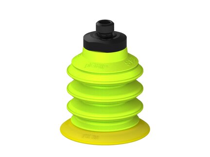 Przysawka piGRIP, warga elastyczna, Ø39 mm, TPE 30°, 3 mieszki, podstawa typ 1, gwint M8x1 zew., (G.FX39T30.B3.S1.MMF8M.00) (9918856) - Piab