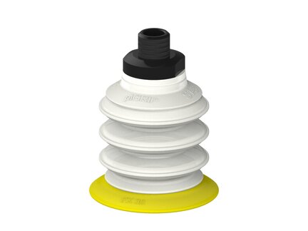 Przysawka piGRIP, warga elastyczna, Ø39 mm, TPE 30°, 3 mieszki, podstawa typ 1, NPT 1/8" zew.,, FDA (G.FX39T30.B3.S1.NT18M.00.FDA) (9946333) - Piab