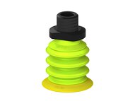 Przysawka piGRIP, warga elastyczna, Ø39 mm, TPE 30°, 3 mieszki, podstawa typ 1, NPT 3/8" zew., filtr siatkowy (G.FX39T30.B3.S1.NT38M.01) (9914463) - Piab