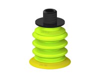 Przysawka piGRIP, warga elastyczna, Ø39 mm, TPE 30°, 3 mieszki, podstawa typ 1, gwint niski NPT 1/4" zew., (G.FX39T30.B3.S1.NTL14M.00) (9914321) - Piab
