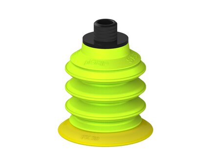 Przysawka piGRIP, warga elastyczna, Ø39 mm, TPE 30°, 3 mieszki, podstawa typ 1, gwint niski NPT 1/8" zew., (G.FX39T30.B3.S1.NTL18M.00) (9935645) - Piab