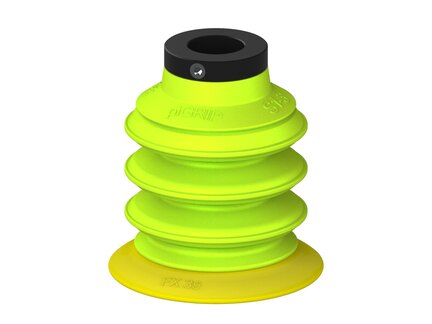 Przysawka piGRIP, warga elastyczna, Ø39 mm, TPE 30°, 3 mieszki, podstawa typ 1, (G.FX39T30.B3.S1.PD10X.00) (9916808) - Piab