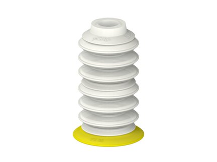 Przysawka piGRIP, warga elastyczna, Ø39 mm, TPE 30°, 6 mieszków, (3+3), podstawa typ 1, FDA (G.FX39T30.B6.S1.XXX.00.FDA) (9904959) - Piab
