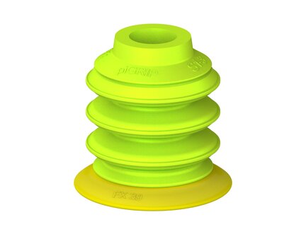 Przysawka piGRIP, warga elastyczna, Ø39 mm, TPE 30°, 3 mieszki, podstawa typ 1 (G.FX39T30.B3.S1.XXX.00) (9902601) - Piab