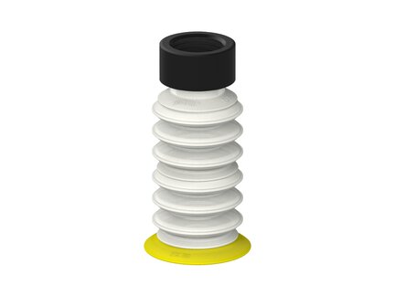 Przysawka piGRIP, warga elastyczna, Ø39 mm, TPE 30°, 6 mieszków, (3+3), podstawa typ 1, G1/2" wew., dysk filtracyjny, FDA (G.FX39T30.B6.S1.G12F.02.FDA) (9952894) - Piab