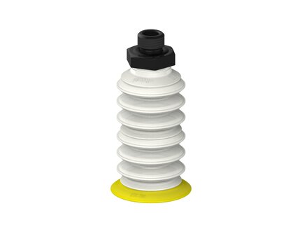 Przysawka piGRIP, warga elastyczna, Ø39 mm, TPE 30°, 6 mieszków, (3+3), podstawa typ 1, G1/4" zew.,, FDA (G.FX39T30.B6.S1.G14M.00.FDA) (9906089) - Piab