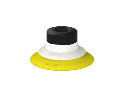Przysawka piGRIP, warga elastyczna, Ø39 mm, TPE 30°, bez mieszków, podstawa typ 1, G1/8" wew.,, FDA (G.FX39T30.F.S1.G18F.00.FDA) (9930131) - Piab