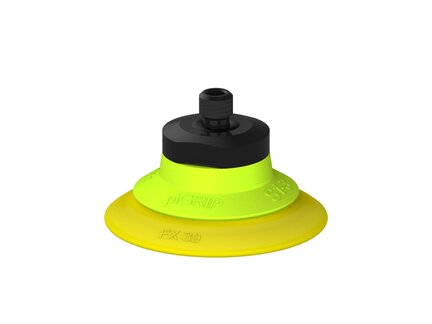 Przysawka piGRIP, warga elastyczna, Ø39 mm, TPE 30°, bez mieszków, podstawa typ 1, M6 zew., (G.FX39T30.F.S1.MM6M.00) (9940641) - Piab