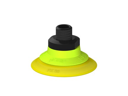 Przysawka piGRIP, warga elastyczna, Ø39 mm, TPE 30°, bez mieszków, podstawa typ 1, NPT 1/8" zew., (G.FX39T30.F.S1.NT18M.00) (9912044) - Piab