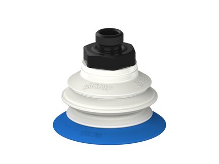 Przysawka piGRIP, warga elastyczna, Ø39 mm, TPE 50°, 1 mieszek, podstawa typ 1, G1/8" zew., piSAVE 03/60 (G.FX39T50.B1.S1.G18M.13.FDA) (9935482) - Piab