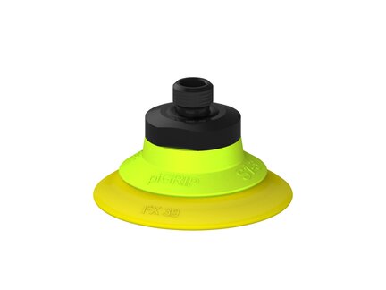 Przysawka piGRIP, warga elastyczna, Ø39 mm, TPE 30°, bez mieszków, podstawa typ 1, gwint M8x1 zew., (G.FX39T30.F.S1.MMF8M.00) (9912817) - Piab