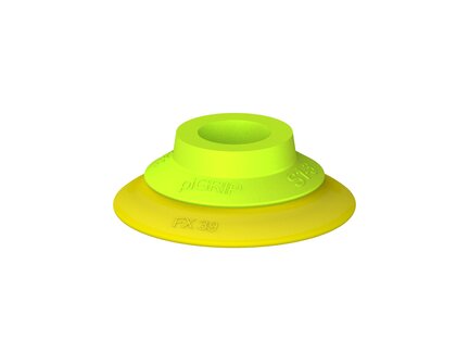 Przysawka piGRIP, warga elastyczna, Ø39 mm, TPE 30°, bez mieszków, podstawa typ 1 (G.FX39T30.F.S1.XXX.00) (9902599) - Piab