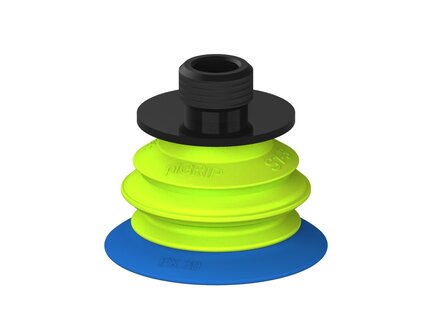Przysawka piGRIP, warga elastyczna, Ø39 mm, TPE 50°, 1 mieszek, podstawa typ 1, gwint niski G1/4" zew., (G.FX39T50.B1.S1.GL14M.00) (9905697) - Piab