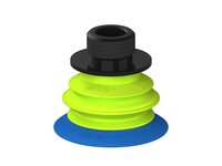 Przysawka piGRIP, warga elastyczna, Ø39 mm, TPE 50°, 1 mieszek, podstawa typ 1, gwint niski G3/8" zew., filtr siatkowy (G.FX39T50.B1.S1.GL38M.01) (9913863) - Piab