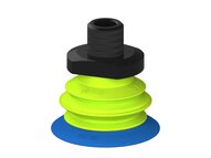 Przysawka piGRIP, warga elastyczna, Ø39 mm, TPE 50°, 1 mieszek, podstawa typ 1, NPT 1/4" zew., filtr siatkowy (G.FX39T50.B1.S1.NT14M.01) (9931642) - Piab