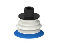 Przysawka piGRIP, warga elastyczna, Ø39 mm, TPE 50°, 1 mieszek, podstawa typ 1, gwint niski NPT 1/4" zew., filtr siatkowy, FDA (G.FX39T50.B1.S1.NTL14M.01.FDA) (9921546) - Piab