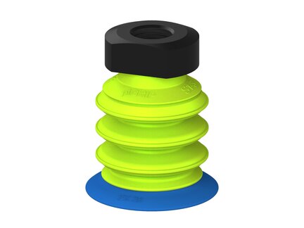 Przysawka piGRIP, warga elastyczna, Ø39 mm, TPE 50°, 3 mieszki, podstawa typ 1, G1/4" wew., (G.FX39T50.B3.S1.G14F.00) (9904858) - Piab
