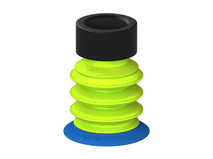 Przysawka piGRIP, warga elastyczna, Ø39 mm, TPE 50°, 3 mieszki, podstawa typ 1, G1/2" wew., (G.FX39T50.B3.S1.G12F.00) (9907758) - Piab