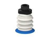 Przysawka piGRIP, warga elastyczna, Ø39 mm, TPE 50°, 3 mieszki, podstawa typ 1, G3/8" zew., filtr siatkowy, FDA (G.FX39T50.B3.S1.G38M.01.FDA) (9903561) - Piab