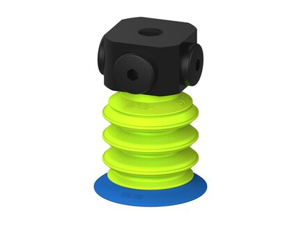 Przysawka piGRIP, warga elastyczna, Ø39 mm, TPE 50°, 3 mieszki, podstawa typ 1, NPSF 5x1/8" wew., (G.FX39T50.B3.S1.NS518F.00) (9906360) - Piab
