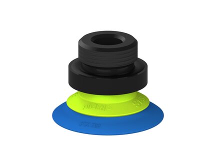 Przysawka piGRIP, warga elastyczna, Ø39 mm, TPE 50°, bez mieszków, podstawa typ 1, G1/2" zew., (G.FX39T50.F.S1.G12M.00) (9942211) - Piab