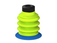 Przysawka piGRIP, warga elastyczna, Ø39 mm, TPE 50°, 3 mieszki, podstawa typ 1, dysk filtracyjny (G.FX39T50.B3.S1.MM10F.02) (9948885) - Piab