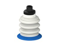 Przysawka piGRIP, warga elastyczna, Ø39 mm, TPE 50°, 3 mieszki, podstawa typ 1, NPT 1/8" zew., filtr siatkowy, FDA (G.FX39T50.B3.S1.NT18M.01.FDA) (9948391) - Piab