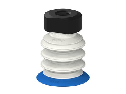 Przysawka piGRIP, warga elastyczna, Ø39 mm, TPE 50°, 3 mieszki, podstawa typ 1,, FDA (G.FX39T50.B3.S1.MM12F.00.FDA) (9921839) - Piab