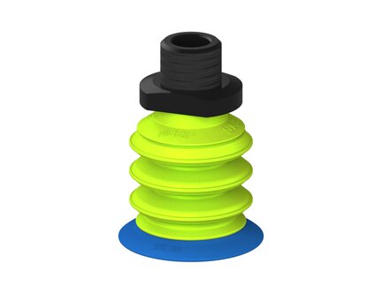 Przysawka piGRIP, warga elastyczna, Ø39 mm, TPE 50°, 3 mieszki, podstawa typ 1, NPT 3/8" zew., (G.FX39T50.B3.S1.NT38M.00) (9907927) - Piab
