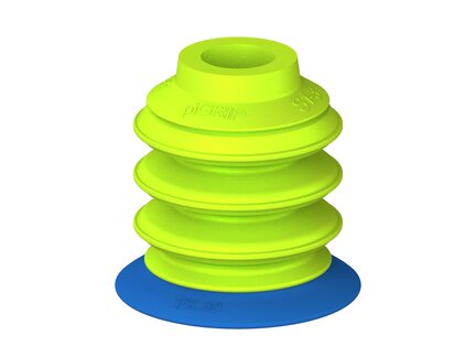 Przysawka piGRIP, warga elastyczna, Ø39 mm, TPE 50°, 3 mieszki, podstawa typ 1 (G.FX39T50.B3.S1.XXX.00) (9902588) - Piab