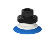 Przysawka piGRIP, warga elastyczna, Ø39 mm, TPE 50°, bez mieszków, podstawa typ 1, G3/8" zew., filtr siatkowy, FDA (G.FX39T50.F.S1.G38M.01.FDA) (9913085) - Piab
