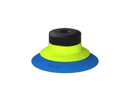 Przysawka piGRIP, warga elastyczna, Ø39 mm, TPE 50°, bez mieszków, podstawa typ 1, (G.FX39T50.F.S1.MM6F.00) (9913720) - Piab