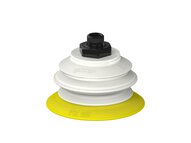 Przysawka piGRIP, warga elastyczna, Ø55 mm, TPE 30°, 1 mieszek, podstawa typ 1, G1/8" zew., filtr siatkowy, FDA (G.FX55T30.B1.S1.G18M.01.FDA) (9915371) - Piab