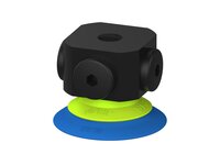 Przysawka piGRIP, warga elastyczna, Ø39 mm, TPE 50°, bez mieszków, podstawa typ 1, NPSF 5x1/8" wew., filtr siatkowy (G.FX39T50.F.S1.NS518F.01) (9950489) - Piab