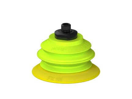 Przysawka piGRIP, warga elastyczna, Ø55 mm, TPE 30°, 1 mieszek, podstawa typ 1, gwint M8x1 zew., (G.FX55T30.B1.S1.MMF8M.00) (9903690) - Piab