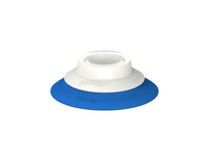 Przysawka piGRIP, warga elastyczna, Ø39 mm, TPE 50°, bez mieszków, podstawa typ 1, FDA (G.FX39T50.F.S1.XXX.00.FDA) (9903221) - Piab