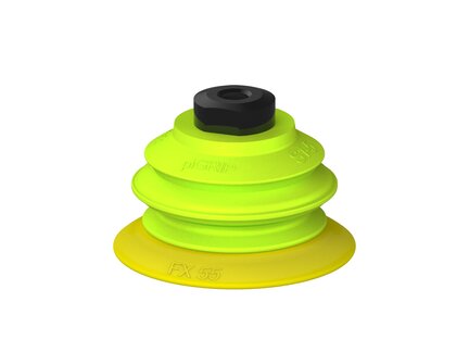 Przysawka piGRIP, warga elastyczna, Ø55 mm, TPE 30°, 1 mieszek, podstawa typ 1, (G.FX55T30.B1.S1.MM8F.00) (9916362) - Piab