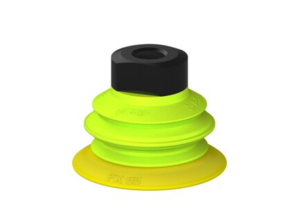 Przysawka piGRIP, warga elastyczna, Ø55 mm, TPE 30°, 1 mieszek, podstawa typ 1, NPT 1/4" wew., (G.FX55T30.B1.S1.NT14F.00) (9903581) - Piab