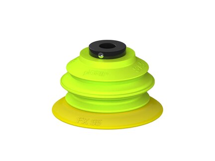 Przysawka piGRIP, warga elastyczna, Ø55 mm, TPE 30°, 1 mieszek, podstawa typ 1, (G.FX55T30.B1.S1.PD08X.00) (9917503) - Piab