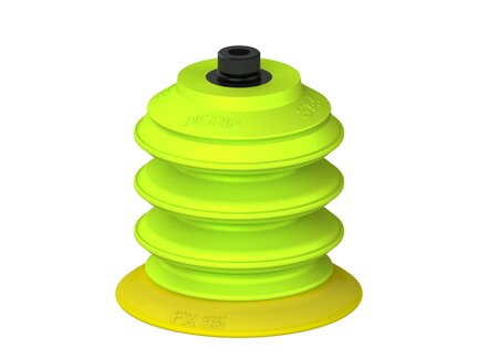 Przysawka piGRIP, warga elastyczna, Ø55 mm, TPE 30°, 3 mieszki, podstawa typ 1, (G.FX55T30.B3.S1.G18MR.00) (9945717) - Piab