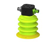 Przysawka piGRIP, warga elastyczna, Ø55 mm, TPE 30°, 3 mieszki, podstawa typ 1, COAX in piGRIP, dod. wys. przepływ podciśnienia, filtr siatkowy (G.FX55T30.B3.S1.CTX.01) (9912958) - Piab