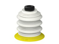 Przysawka piGRIP, warga elastyczna, Ø55 mm, TPE 30°, 3 mieszki, podstawa typ 1, NPSF 1/8" wew., dysk filtracyjny, FDA (G.FX55T30.B3.S1.NS18F.02.FDA) (9911584) - Piab
