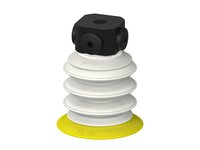 Przysawka piGRIP, warga elastyczna, Ø55 mm, TPE 30°, 3 mieszki, podstawa typ 1, NPSF 5x1/8" wew., filtr siatkowy, FDA (G.FX55T30.B3.S1.NS518F.01.FDA) (9939482) - Piab